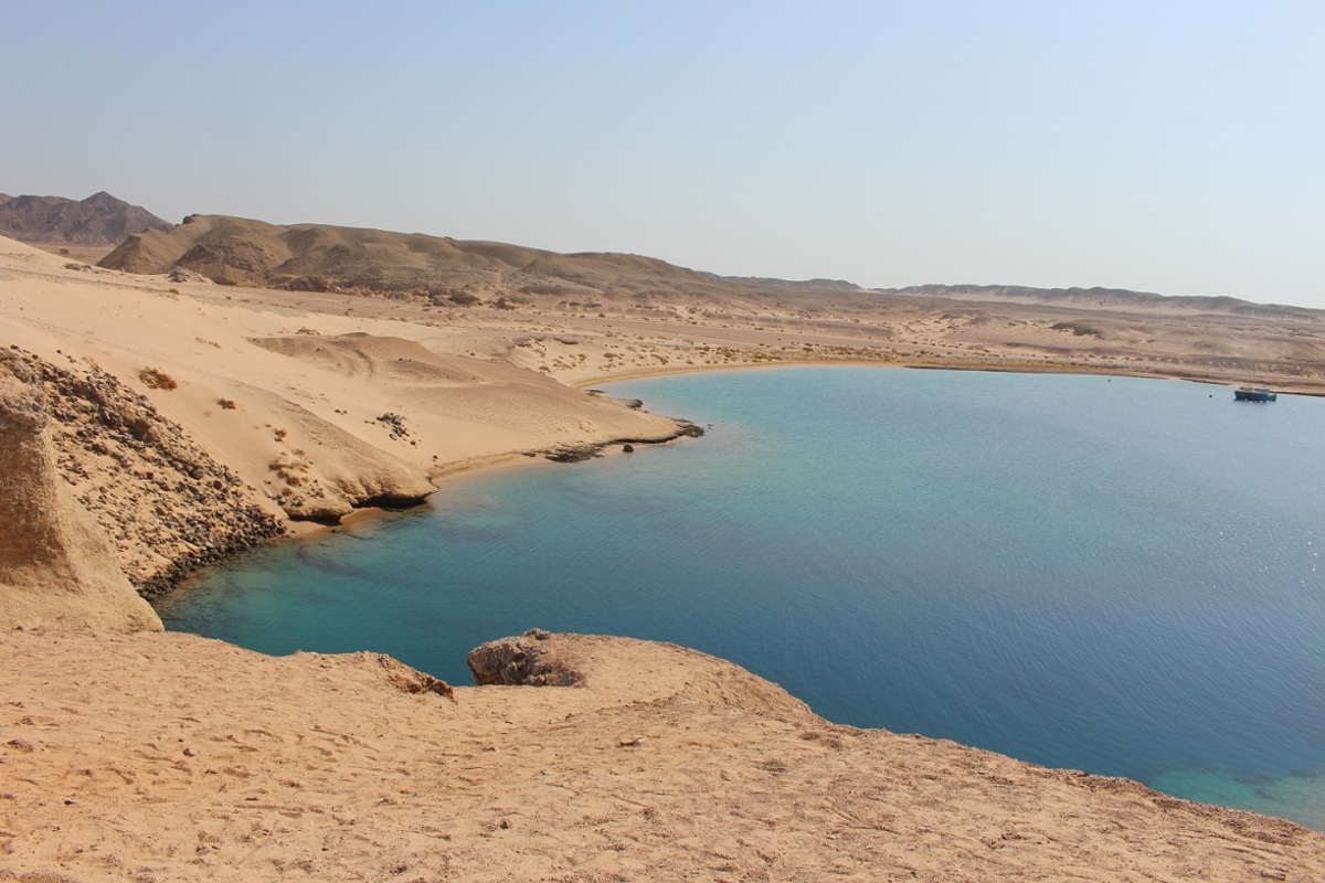 La spiaggia degli innamorati nel parco di Ras Mohammed La spiaggia degli innamorati nel parco di Ras Mohammed