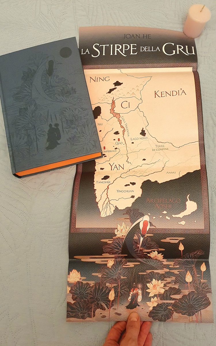 "La stirpe della gru" di Joan He (Mondadori Oscar Fantastica) - Mappa interna "La stirpe della gru" di Joan He (Mondadori Oscar Fantastica) - Mappa interna