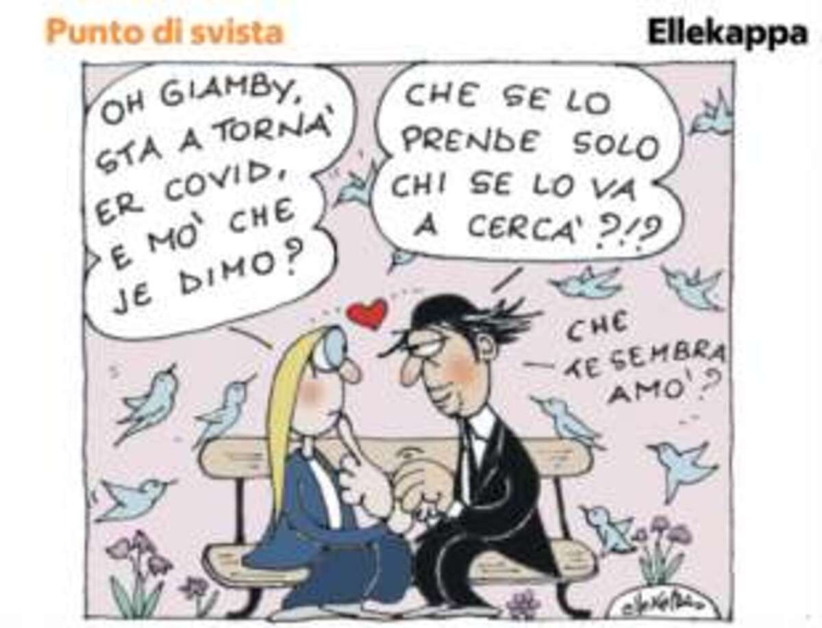 la vignetta di ellekappa su andrea giambruno la vignetta di ellekappa su andrea giambruno