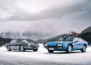 Le iconiche Lamborghini al Concorso d'Eleganza "The I.C.E di St.Moritz