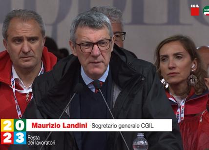 Landini: "Festa dei lavoratori, non del governo. Mobilitazione continua" VIDEO