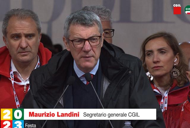 Maurizio Landini, Segretario generale CGIL Maurizio Landini, Segretario generale CGIL