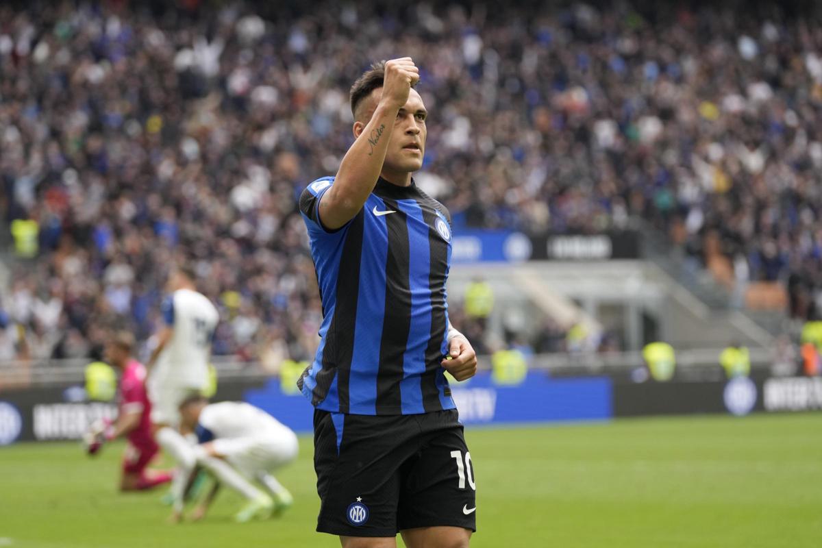 Lautaro Martinez (foto Lapresse) Lautaro Martinez (foto Lapresse)