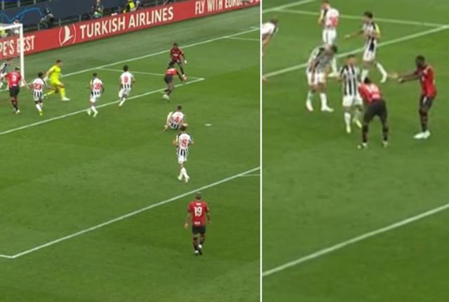Leao semina il panico nell'area del Newcastle, ma poi sbaglia il gol Leao semina il panico nell'area del Newcastle, ma poi sbaglia il gol