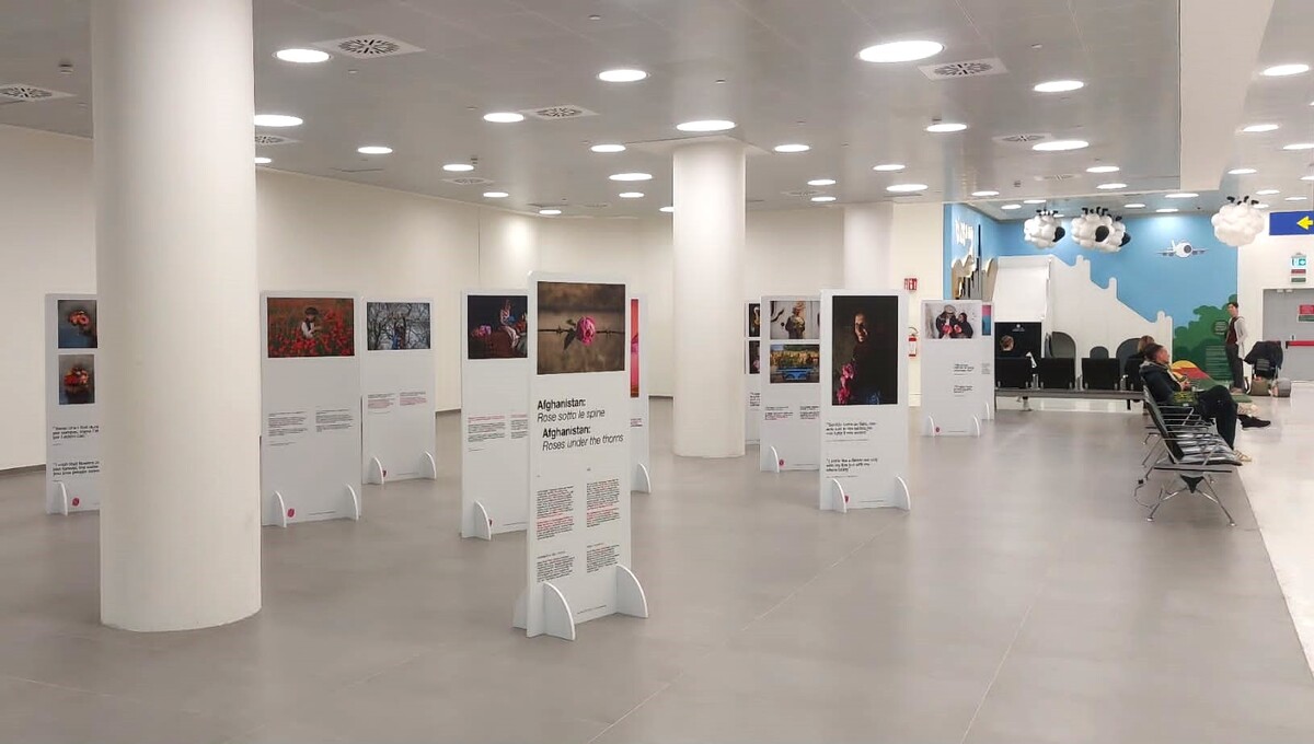 SEA, inaugurata a Linate la mostra "Afghanistan: Rose sotto le Spine" SEA, inaugurata a Linate la mostra "Afghanistan: Rose sotto le Spine"