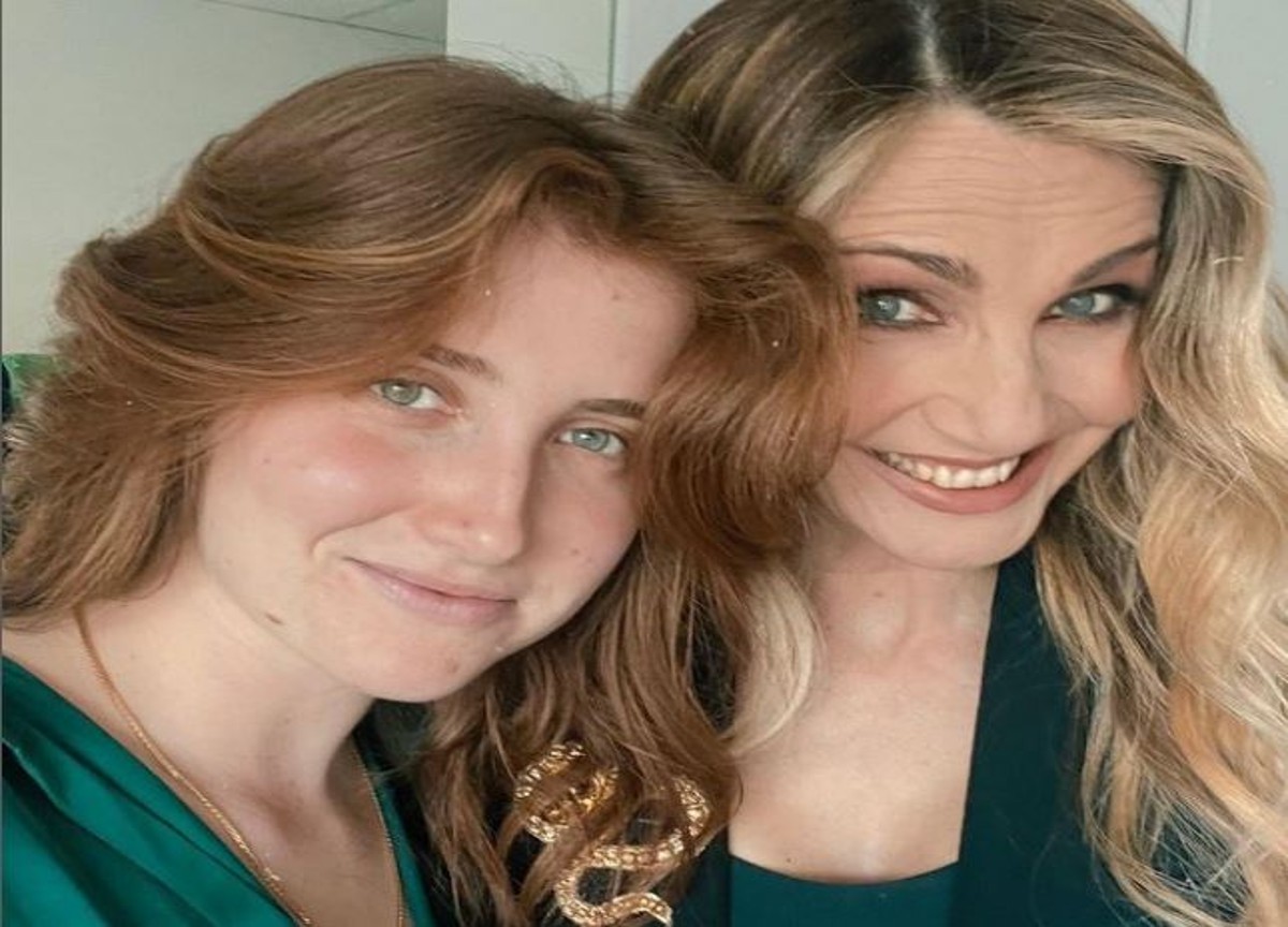 Lorella Cuccarini e la figlia Chiara Lorella Cuccarini e la figlia Chiara