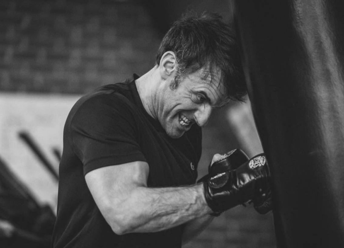 Emmanuel Macron mentre fa boxe: l'immagine è stata pubblicata sul profilo Instagram del presidente francese Emmanuel Macron mentre fa boxe: l'immagine è stata pubblicata sul profilo Instagram del presidente francese