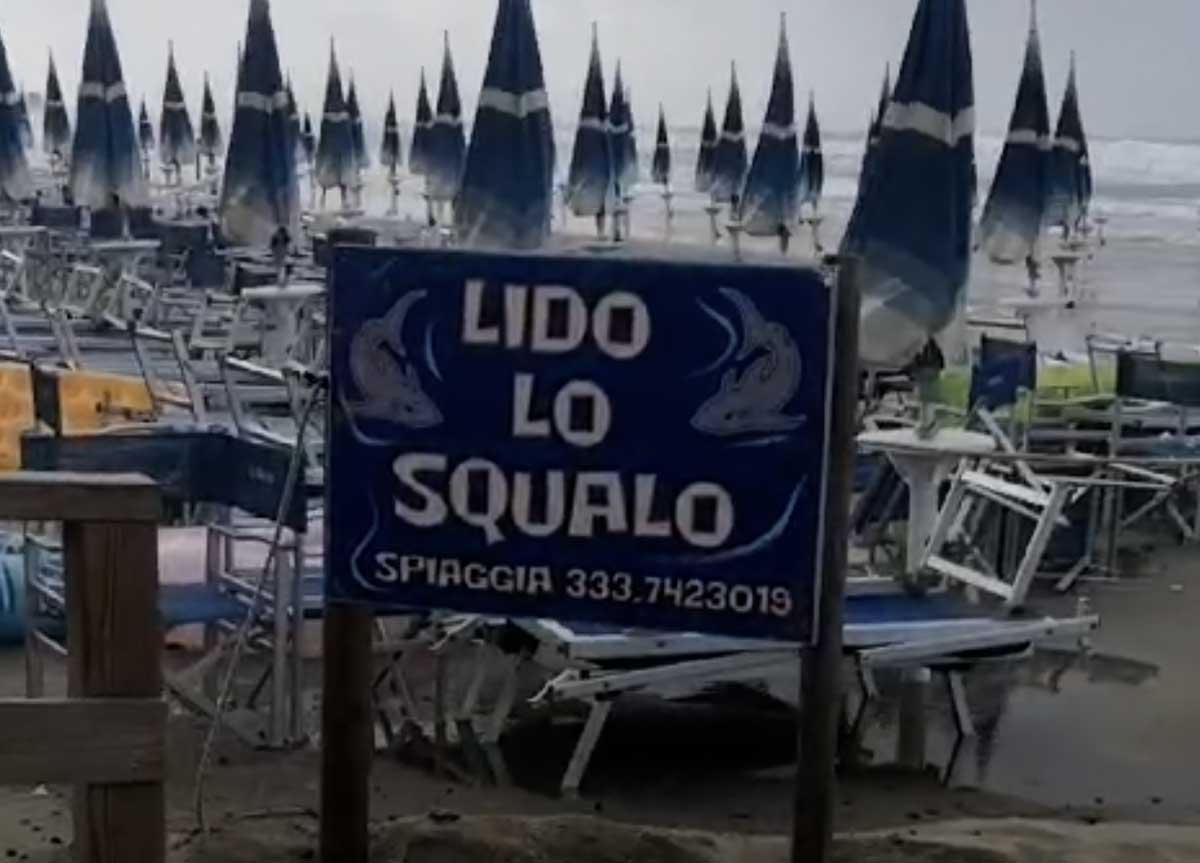 Maltempo a Sperlonga Maltempo a Sperlonga