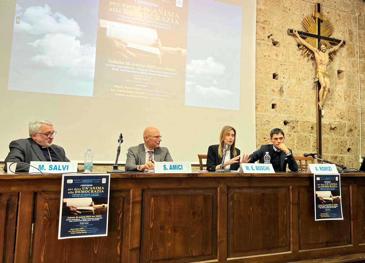 Maria Elena Boschi a Civita Castellana Maria Elena Boschi a Civita Castellana