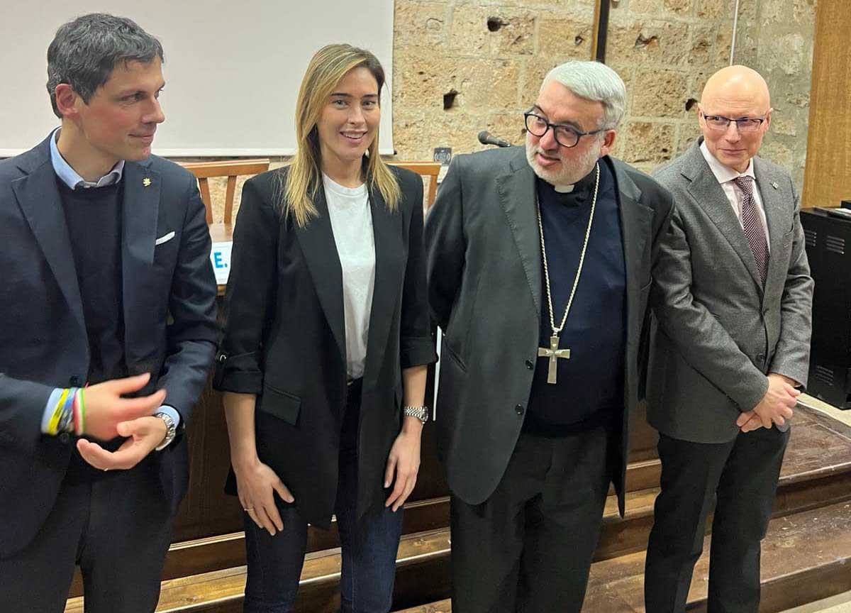 Maria Elena Boschi a Civita Castellana Maria Elena Boschi a Civita Castellana