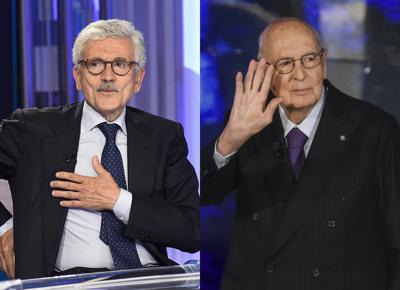 Massimo D'Alema e Giorgio Napolitano