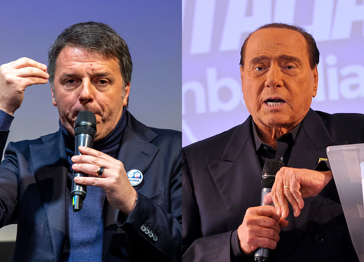 Matteo Renzi e Silvio Berlusconi Matteo Renzi e Silvio Berlusconi