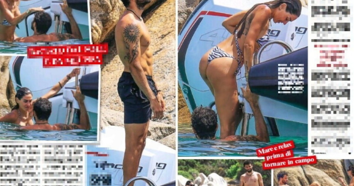 Melissa Satta e Matteo Berrettini in Sardegna (foto Chi) Melissa Satta e Matteo Berrettini in Sardegna (foto Chi)
