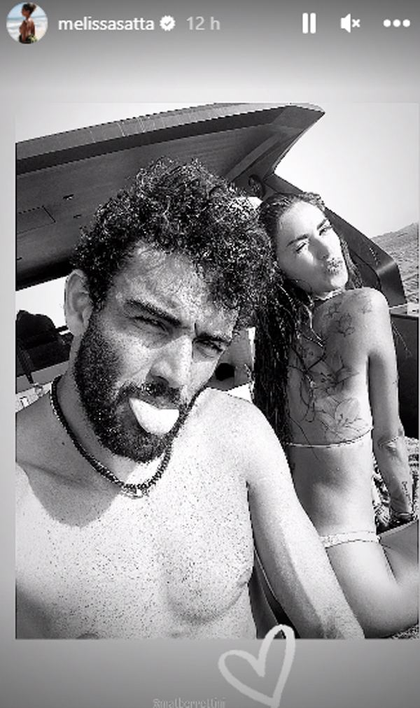 Melissa Satta e Matteo Berrettini (Instagram melissasatta) Melissa Satta e Matteo Berrettini (Instagram melissasatta)