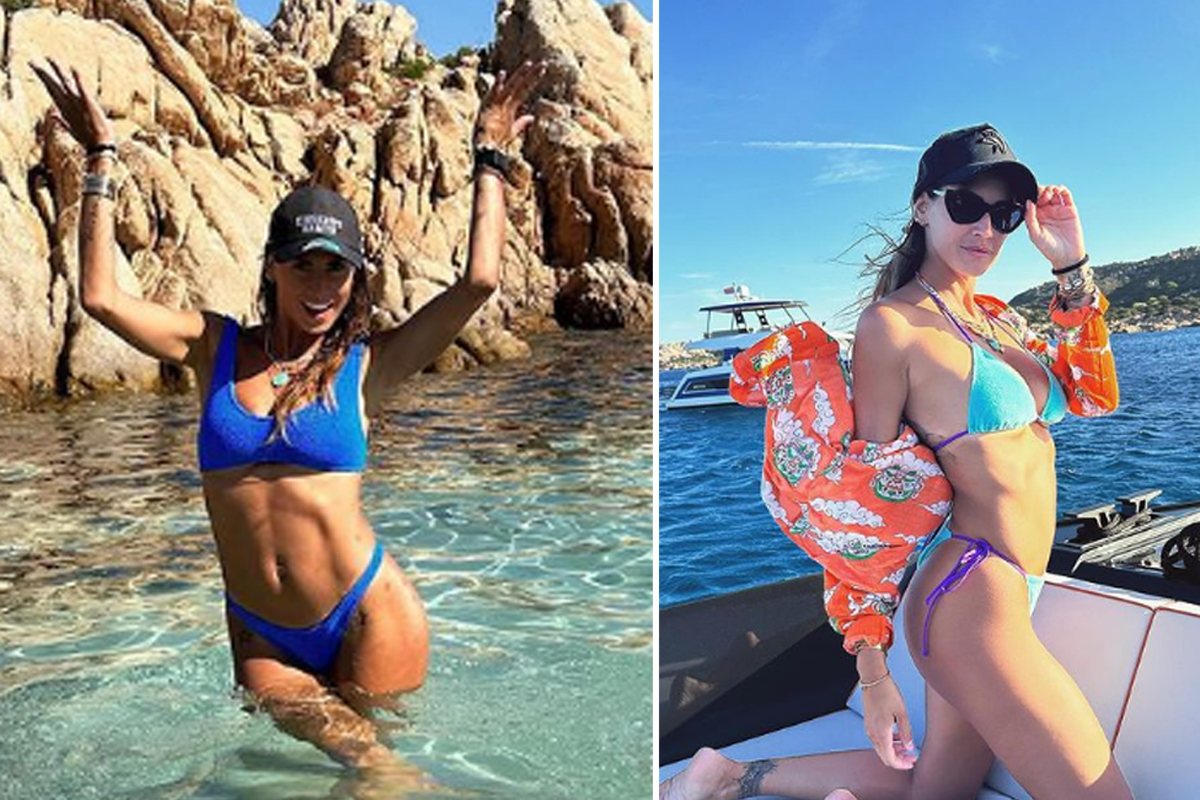 melissa satta bikini lato b costa smeralda lady berrettini