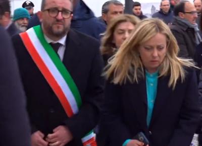 Meloni a L'Aquila