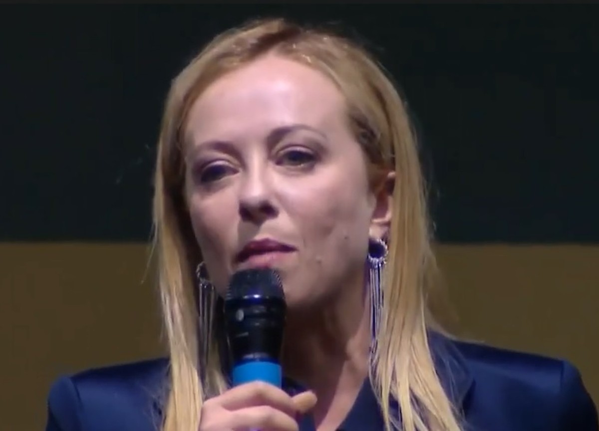 Giorgia Meloni ad Ancona