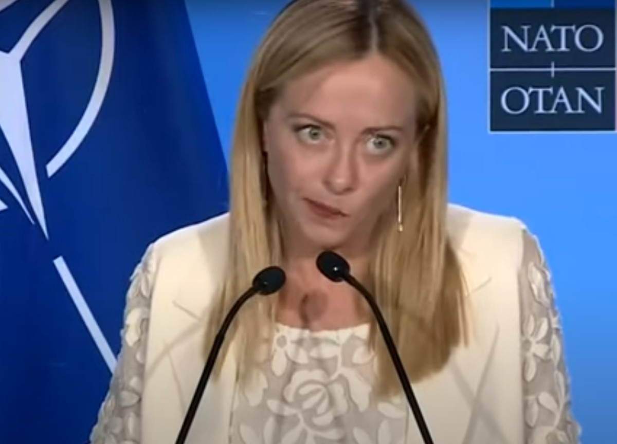 Giorgia Meloni al vertice Nato di Vilnius Giorgia Meloni al vertice Nato di Vilnius