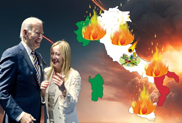 Giorgia Meloni e l'Italia nei guai Giorgia Meloni e l'Italia nei guai