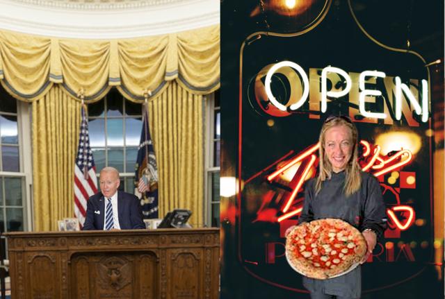 Meloni Biden New York Meloni Biden New York