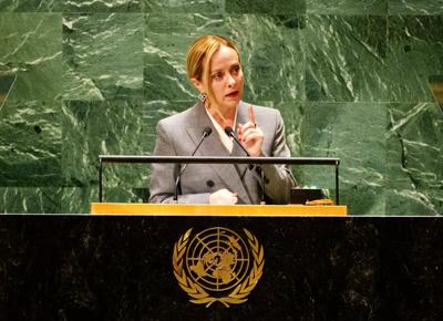 Giorgia Meloni discorso ONU Giorgia Meloni discorso ONU