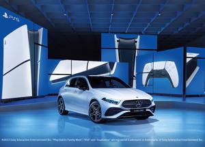 Mercedes Classe A 250e Vibes ispirata alla console PlayStation 5