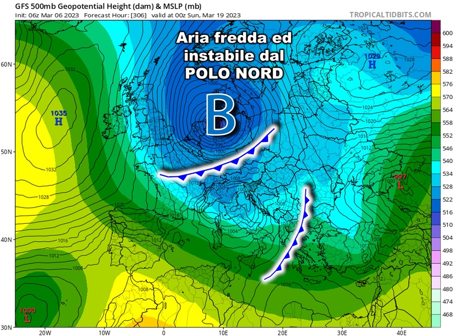 meteo metà marzo