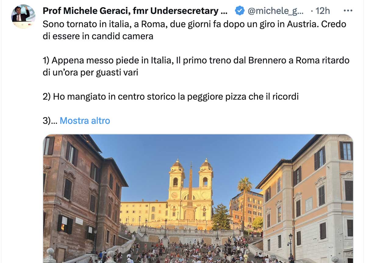 Tweet Michele Geraci Tweet Michele Geraci