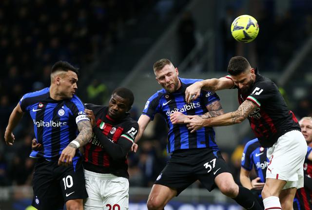 Milan-Inter (foto Lapresse) Milan-Inter (foto Lapresse)