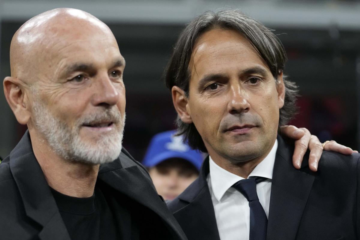 Milan Inter Stefano Pioli Simone Inzaghi