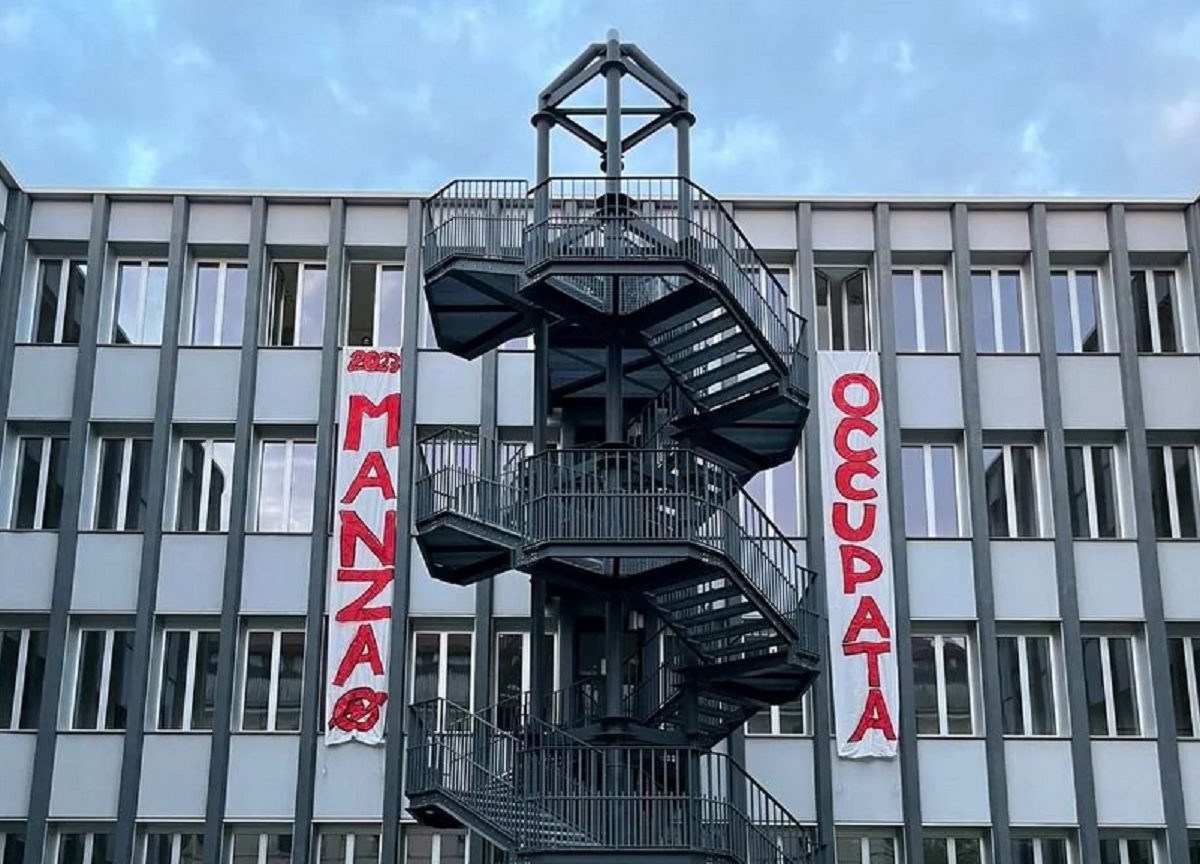 Milano, occupazione Liceo Manzoni Milano, occupazione Liceo Manzoni