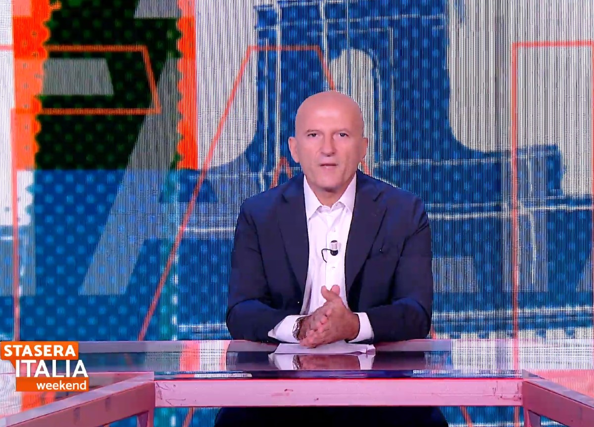 Augusto Minzolini a Stasera Italia Weekend del 22/10/2023