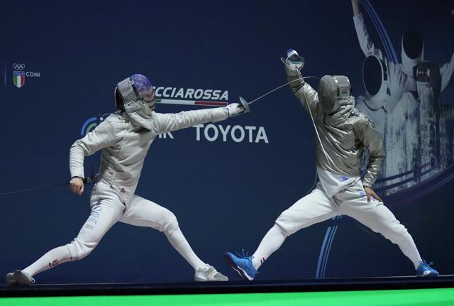 Mondiali scherma a Milano (foto LaPresse) Mondiali scherma a Milano (foto LaPresse)