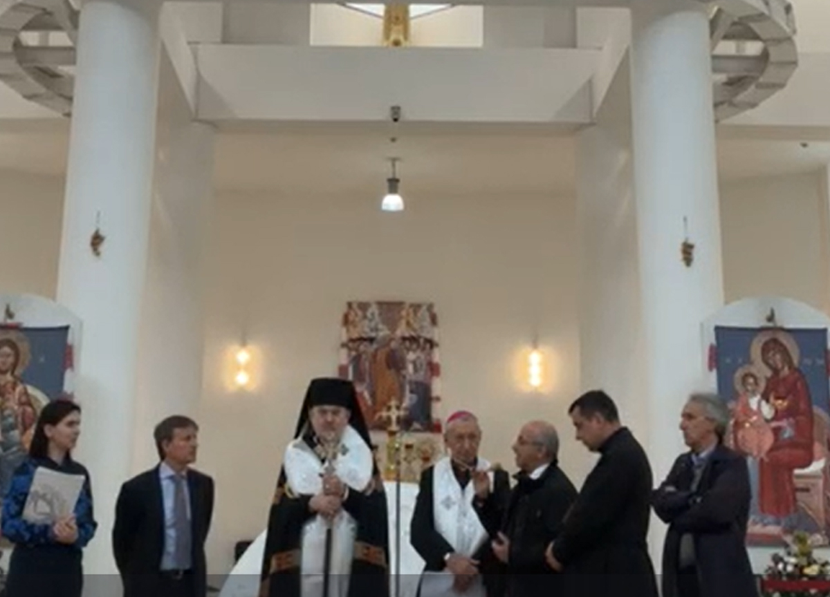 Mons. Filippo Santoro a Kiev 2 Mons. Filippo Santoro a Kiev 2