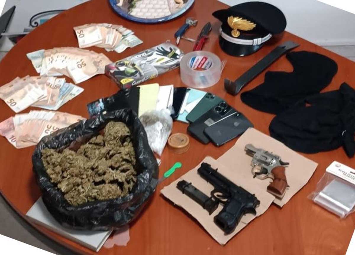 I sequestri effettuati a Testaccio I sequestri effettuati a Testaccio