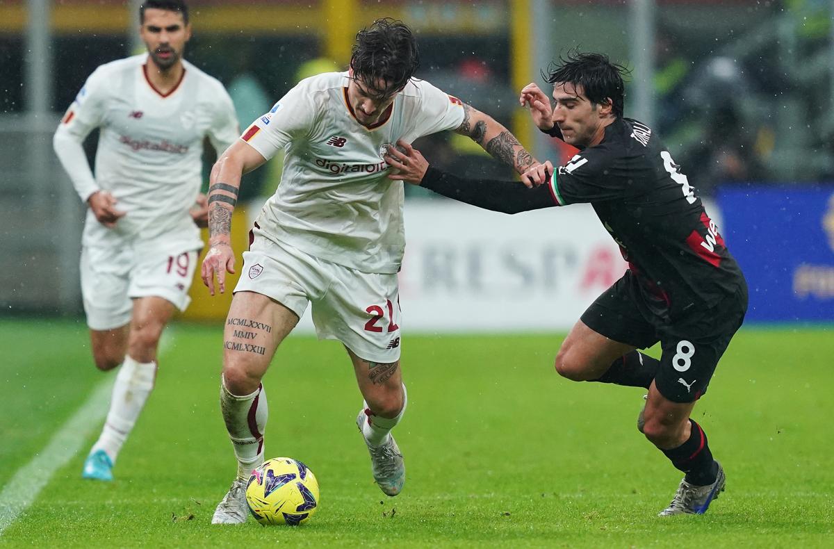 Nicolò Zaniolo - Sandro Tonali (foto Lapresse) Nicolò Zaniolo - Sandro Tonali (foto Lapresse)