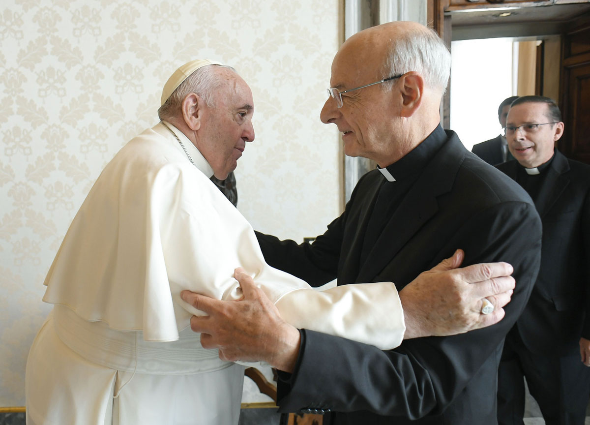 Ocariz Brana prelato Opus Dei incontra Papa Francesco Ocariz Brana prelato Opus Dei incontra Papa Francesco