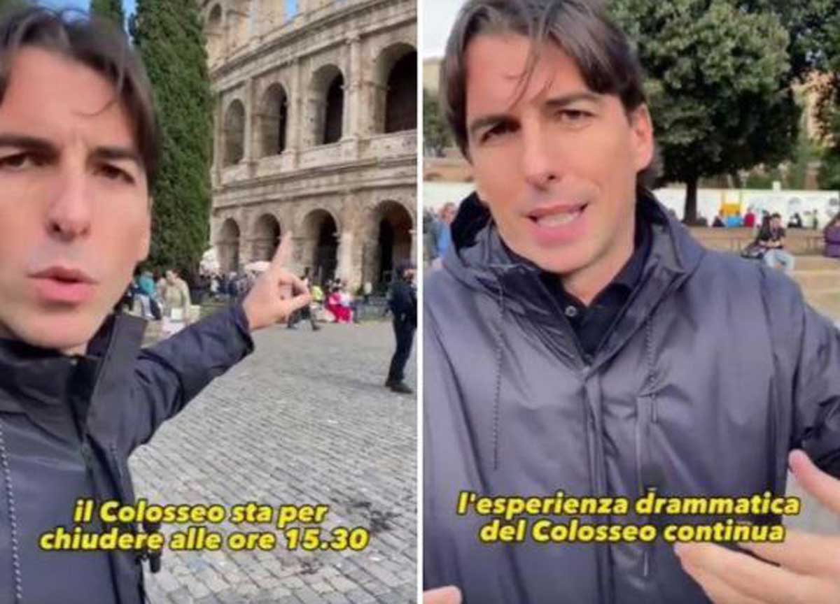 La videodenuncia di Alessandro Onorato sul Colosseo La videodenuncia di Alessandro Onorato sul Colosseo