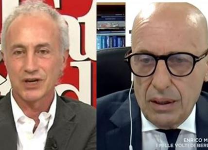 Berlusconi, rissa tv tra Sallusti e Travaglio a Otto e mezzo. VIDEO