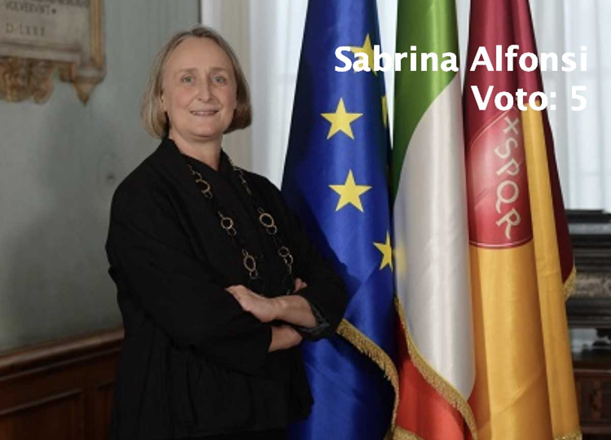 Pagelle giunta sabrina alfonsi