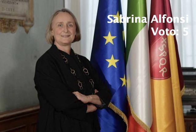 Pagelle giunta sabrina alfonsi