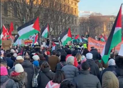 Corteo Pro Palestina: domenica 2mila manifestanti a Milano