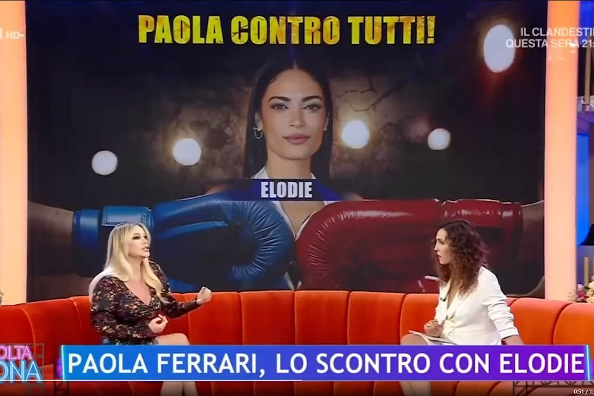 Paola Ferrari contro Elodie