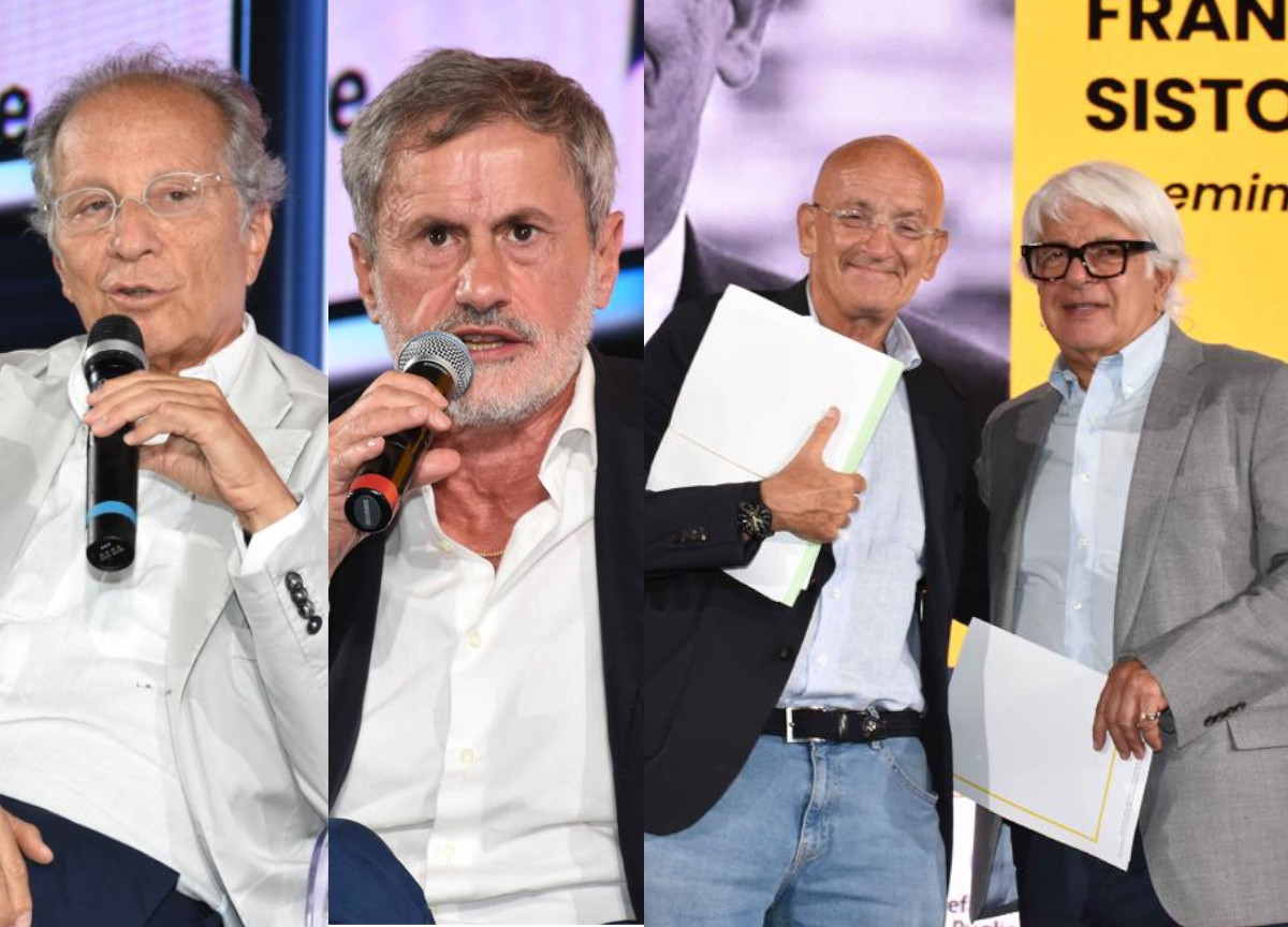 Angelo Maria Perrino intervista Francesco Paolo Sisto, Gianni Alemanno e Luigi Bisignani Angelo Maria Perrino intervista Francesco Paolo Sisto, Gianni Alemanno e Luigi Bisignani