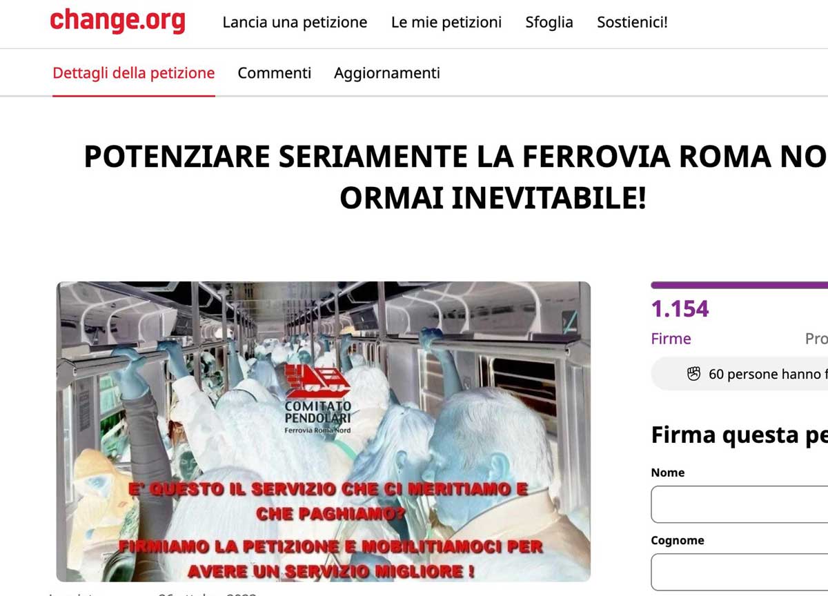 La petizione di Change.org