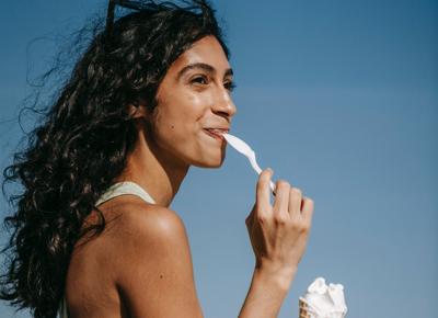 Mangiare il gelato