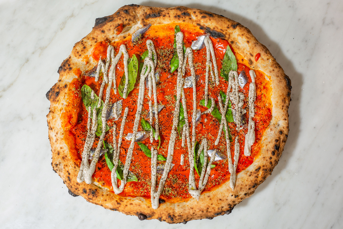 La pizza Marinara La pizza Marinara