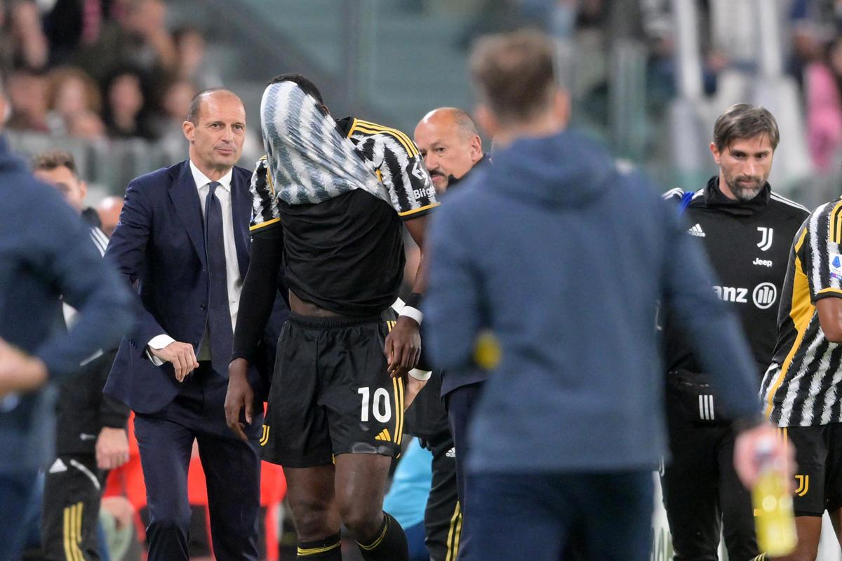 Paul Pogba, infortunio muscolare durante Juve-Cremonese (foto Lapresse) Paul Pogba, infortunio muscolare durante Juve-Cremonese (foto Lapresse)