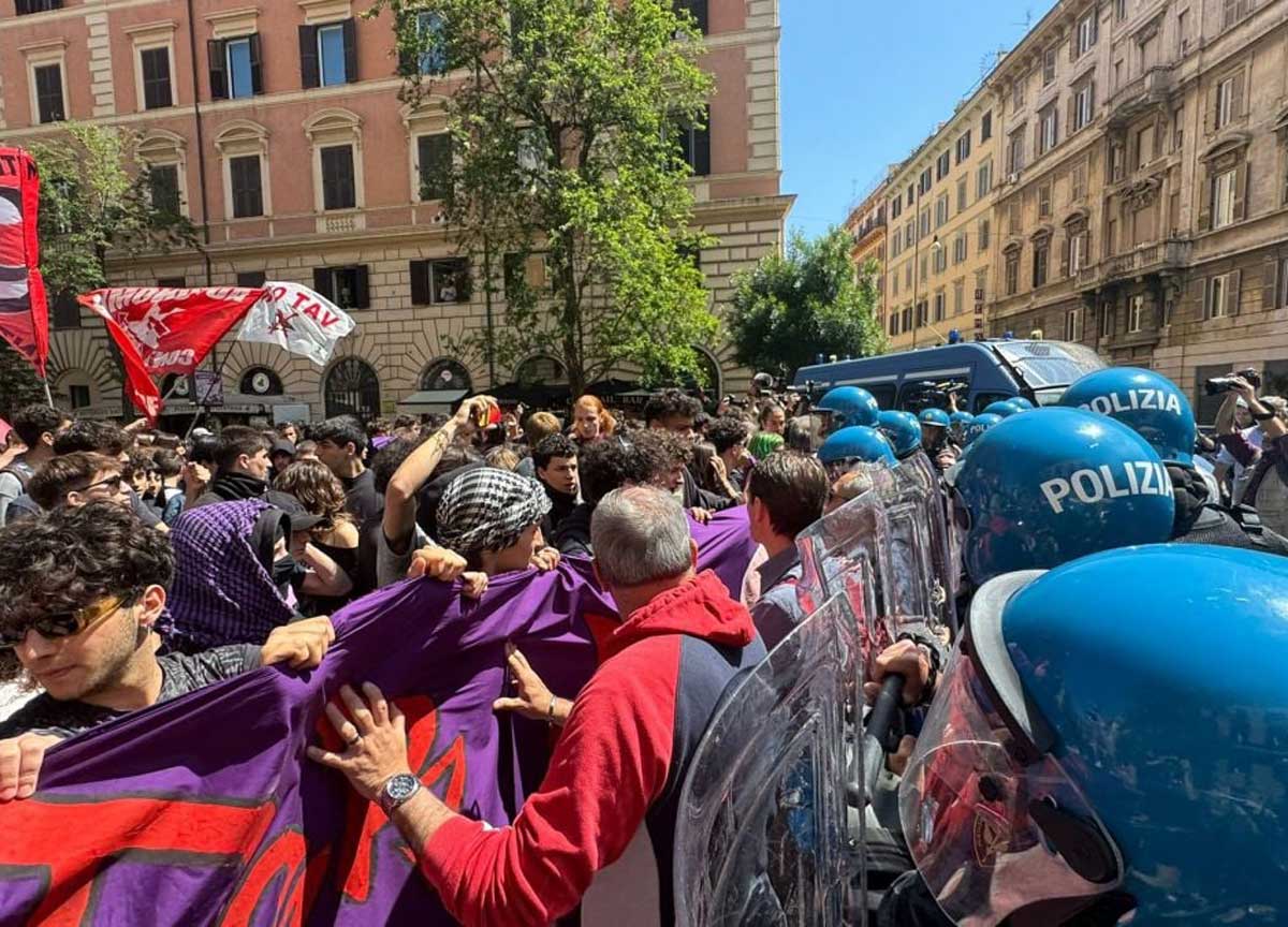 Natality, students’ procession against the States General: clashes and charges