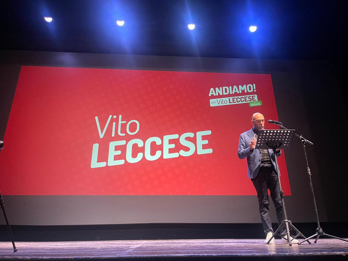 presentata la candidatura di Vito Leccese 1